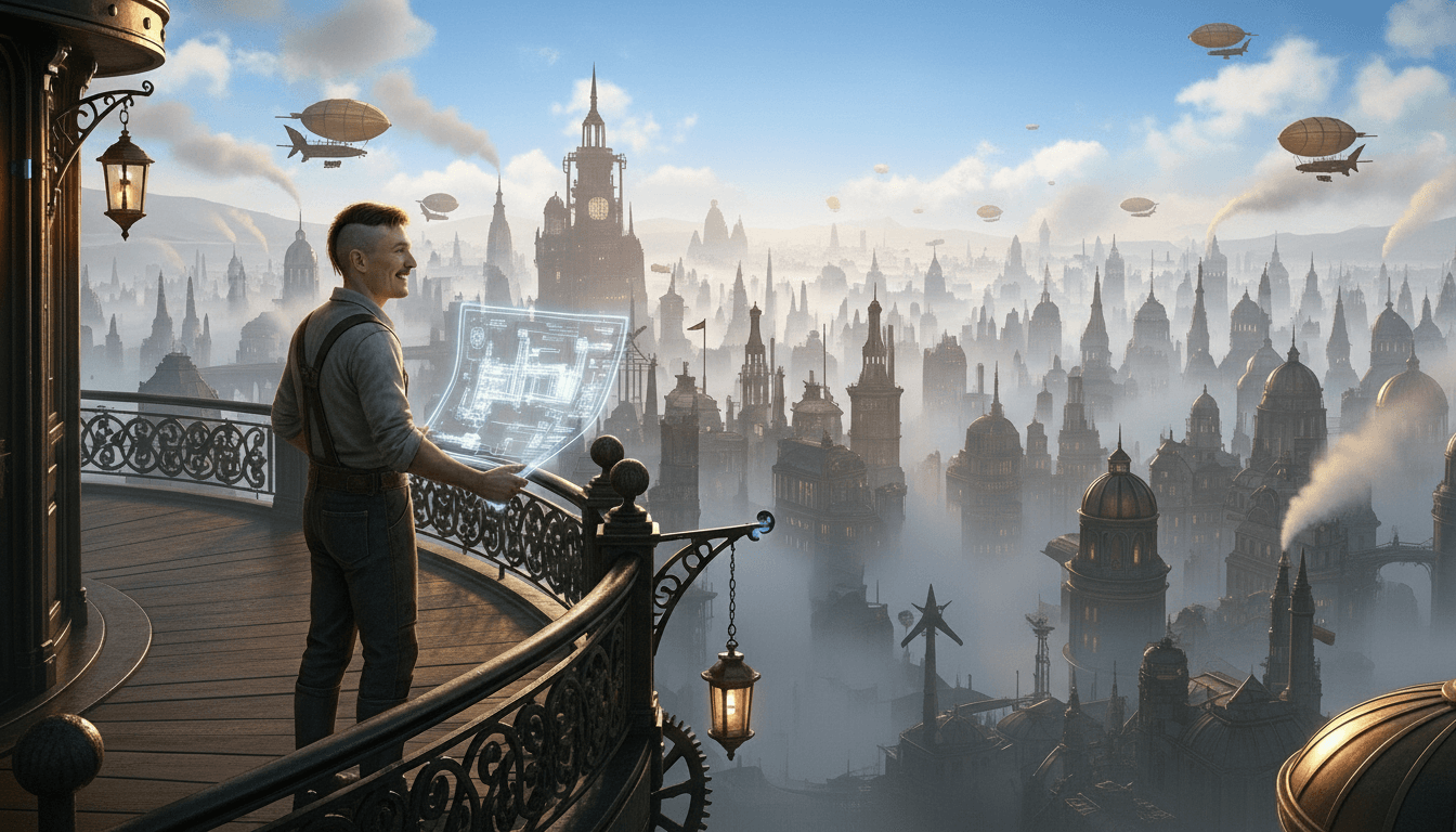 BHEAST City - A steampunk metropolis